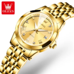 OLEVS 9931 Original For Women Watch-Full Golden - Image 2