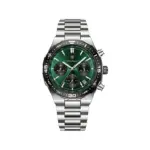 POEDAGAR 697 Men’s Chronograph Watch - Silver Green