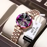Poedagar 719 Watch For Woman-Rose Purple - Image 3