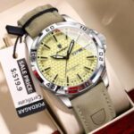 Poedagor 895 Orginal Watch For Man-Yellow