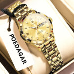 Poedagar 503 Watch For Women - Full Golden - Image 2