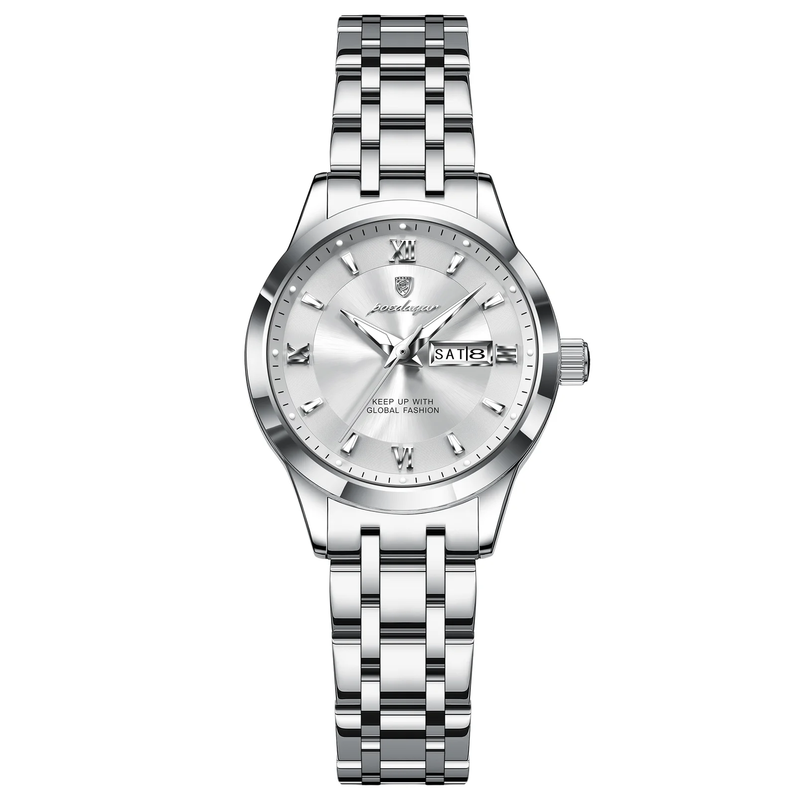 Poedagar-503-Watch-For-Women-Full-Silver.webp Poedagar 503 Watch For Women - Full Silver - Image 1