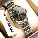 Poedagar 503 Watch For Women - Silver Gold Black - Image 2