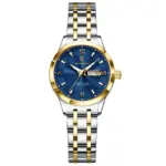 Poedagar 503 Watch For Women - Silver Gold Blue