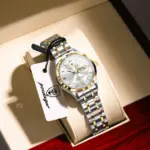 Poedagar 503 Watch For Women - Silver Gold White
