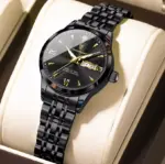 Poedagar 504 Watch For Women - Full Black - Image 2