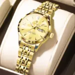 Poedagar 504 Watch For Women - Full Golden - Image 2