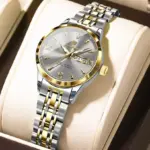 Poedagar 504 Watch For Women - Silver Gold Gray - Image 2