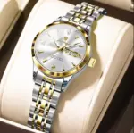 Poedagar 504 Watch For Women - Silver Gold White - Image 2