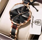 Poedagar 505 Watch For Men - Black Rose