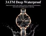 Poedagar 505 Watch For Men - Black Rose - Image 4