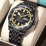 Poedagar 609 Chain Watch For Men - Full Black