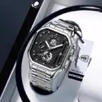 Poedagar 628 Watches for Men-Silver Black - Image 2