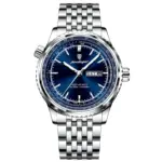 Poedagar 673 Chain Watch for Men - Silver Blue