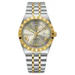 Poedagar 675 Chain Watch For Men - Silver Gold Gray