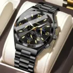 Poedagar 688 Watch For Men - Full Black