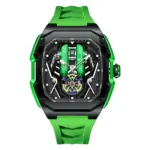 Poedagar 694 WAtch For Men - Black Green