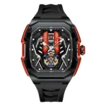 Poedagar 694 WAtch For Men - Black Red