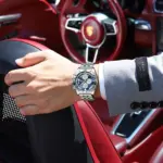 Poedagar 695 Chain Watch For Men - Silver Blue - Image 4