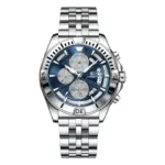 Poedagar 695 Chain Watch For Men - Silver Blue