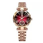 Poedagar 719 Watch For Women - Rose Gold Red
