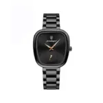 783 Poedagar Unique Design Watch For Women - Full Black - Image 2
