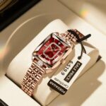 Poedagar785 Orginal Watch For Woman - Rose Red