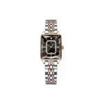 Poedagar785 Orginal Watch For Woman - Rose Silver and Black - Image 2