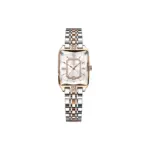 Poedagar785 Orginal Watch For Woman - Golden Silver and White - Image 2