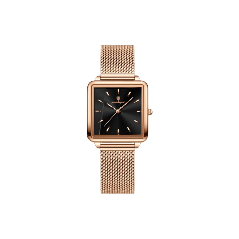 Poedagar-793-Watch-For-Women-Rose-Black.webp Poedagar 793 Watch For Women - Rose Black - Image 1