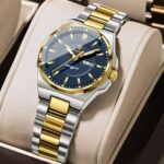 Poedagar 796 Watch For Women - Silver Gold Blue