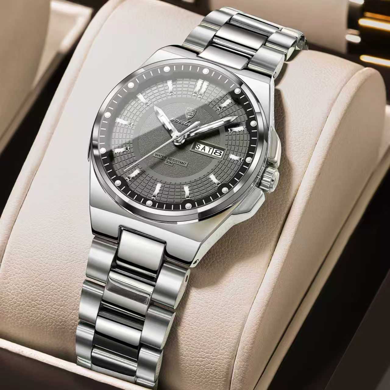 Poedagar-796-Watch-For-Women-Silver-Gray.jpeg Poedagar 796 Watch For Women - Silver Gray - Image 1