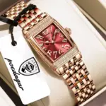 Poedagar 799 Watch For Men - Rose Red - Image 2