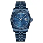 Poedagar 845 watch for Men - Full Blue