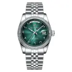 Poedagar 845 watch for Men - Silver Deep Blue