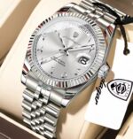 Poedagar 845 watch for Men - Silver White - Image 2