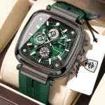 Poedagar 849 Watch For Men - Black Green