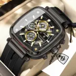 Poedagar 849 Watch For Men - Full Black - Image 2