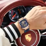 Poedagar 849 Watch For Men - Rose Blue - Image 4