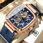 Poedagar 849 Watch For Men - Rose Blue - Image 2