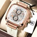 Poedagar 849 Watch For Men - Rose White