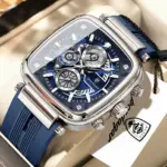Poedagar 849 Watch For Men - Silver Blue - Image 2
