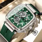 Poedagar 849 Watch For Men - Silver Green - Image 2