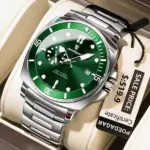 Poedagar 873 Chain Watch For Men - Silver Green