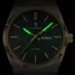 Poedagar 874 Watch For Men-Gold Green - Image 2