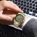 Poedagar 896 Chain Watch For Men - Silver Gold Gray - Image 7