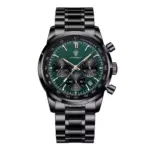 Poedagar 921 Watch For Men - Black Green