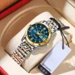 Poedagar 936 Watch For Couple - Silver Gold Blue - Image 5