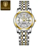 Poedagar 936 Watch For Women - Silver Gold
