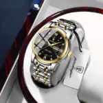 Poedagar 936 Watch For Women - Silver Gold Black